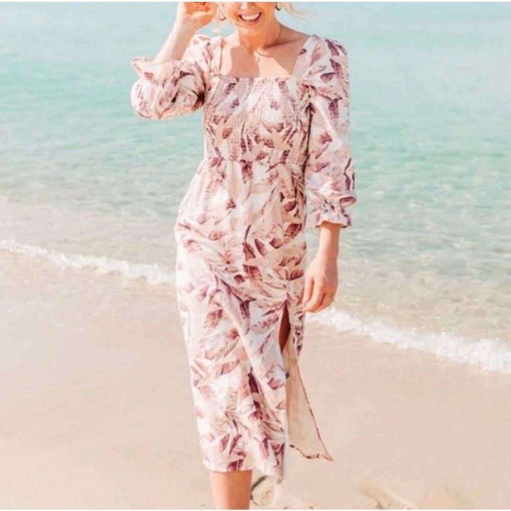 House Of Harlow 1960 Linen Dress